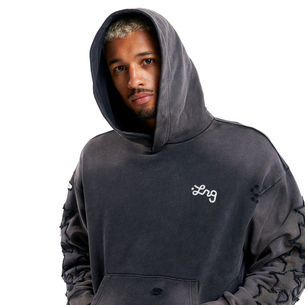 STAR POWER HOODIE - Vintage Black