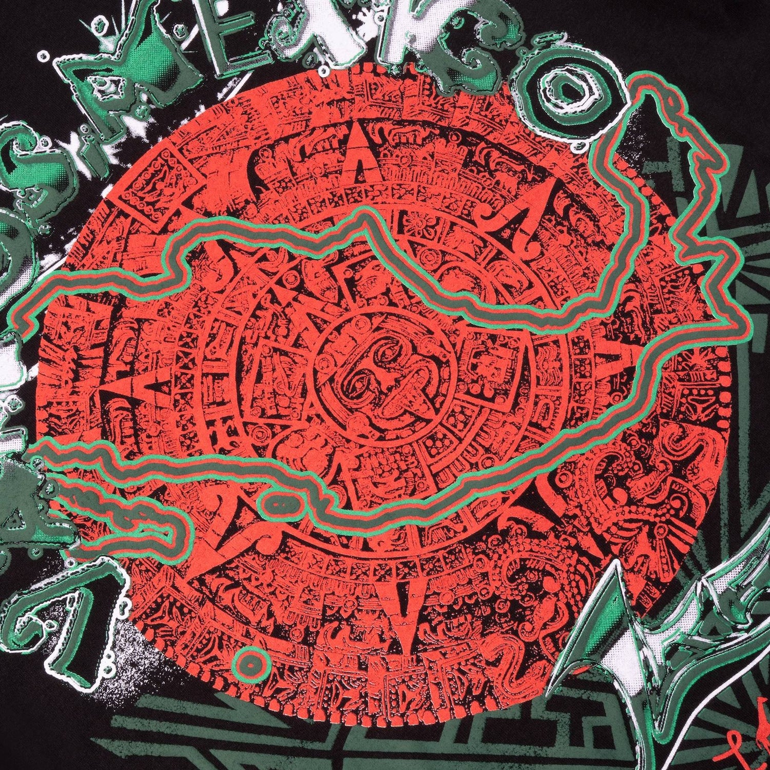 MEXICO GRAPHIC TEE - BLACK