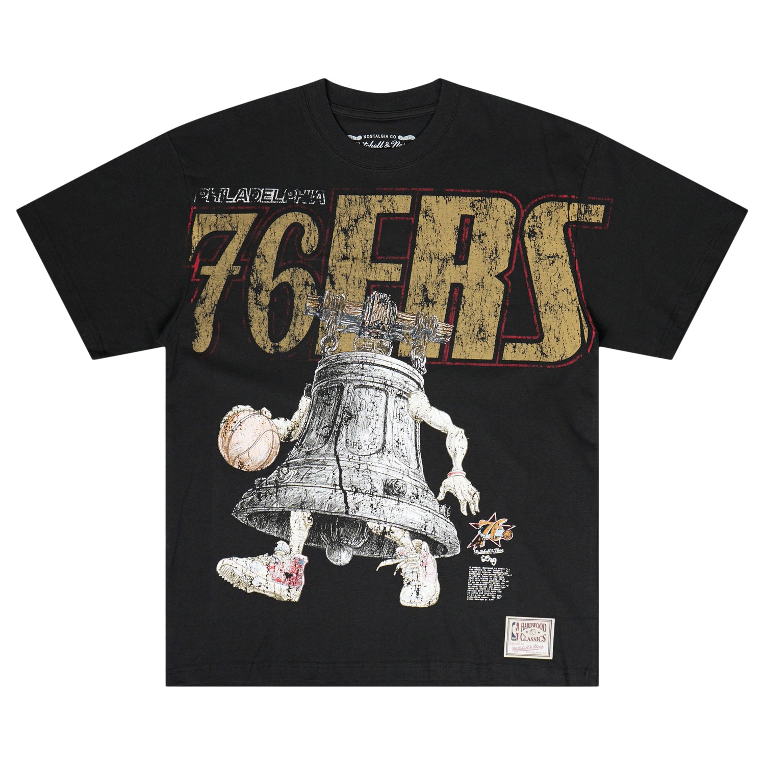 76ERS TEE - BLACK
