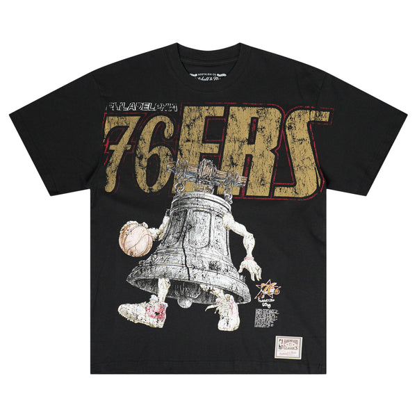 76ERS TEE - BLACK