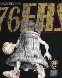 76ERS TEE - BLACK