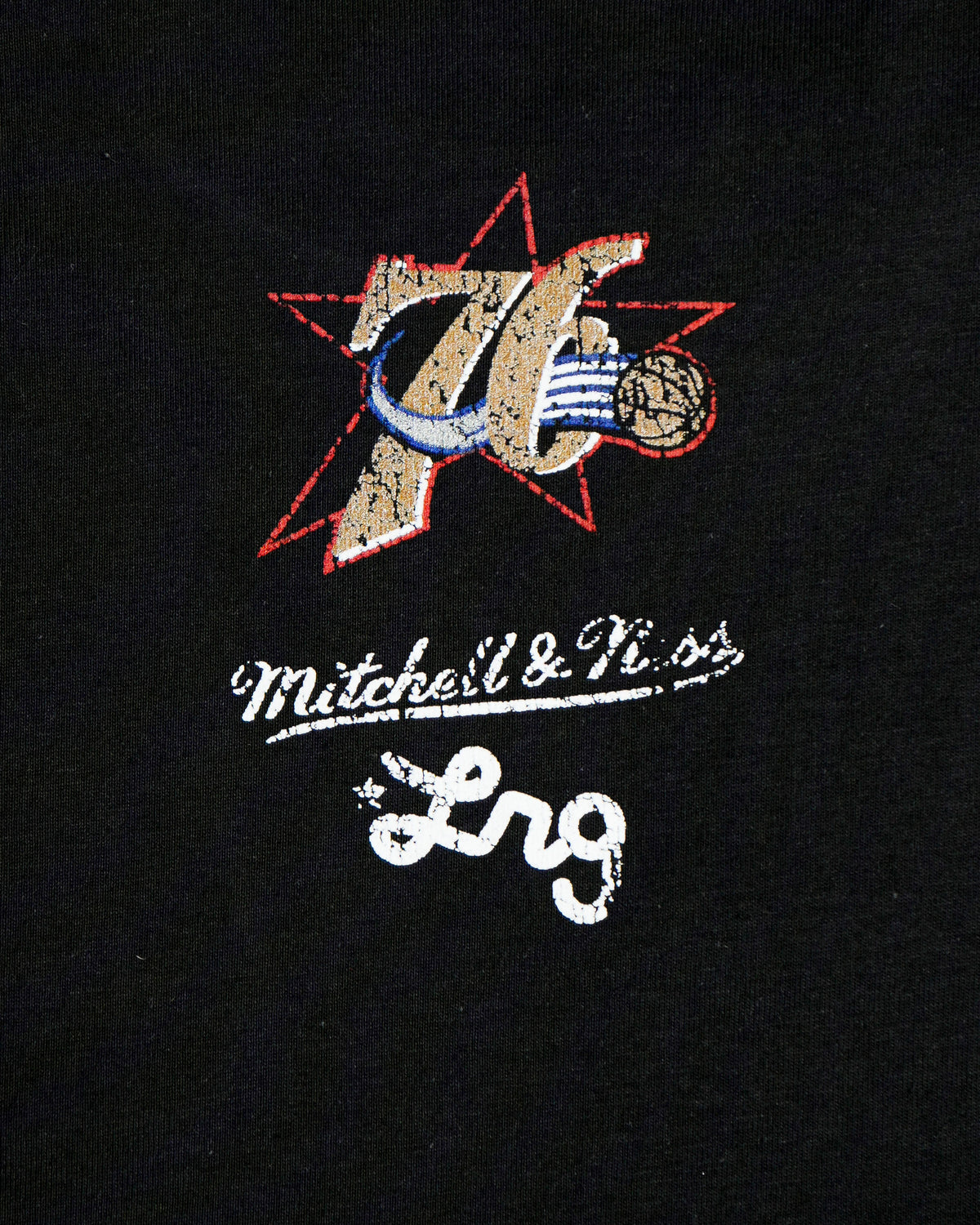 76ERS TEE - BLACK