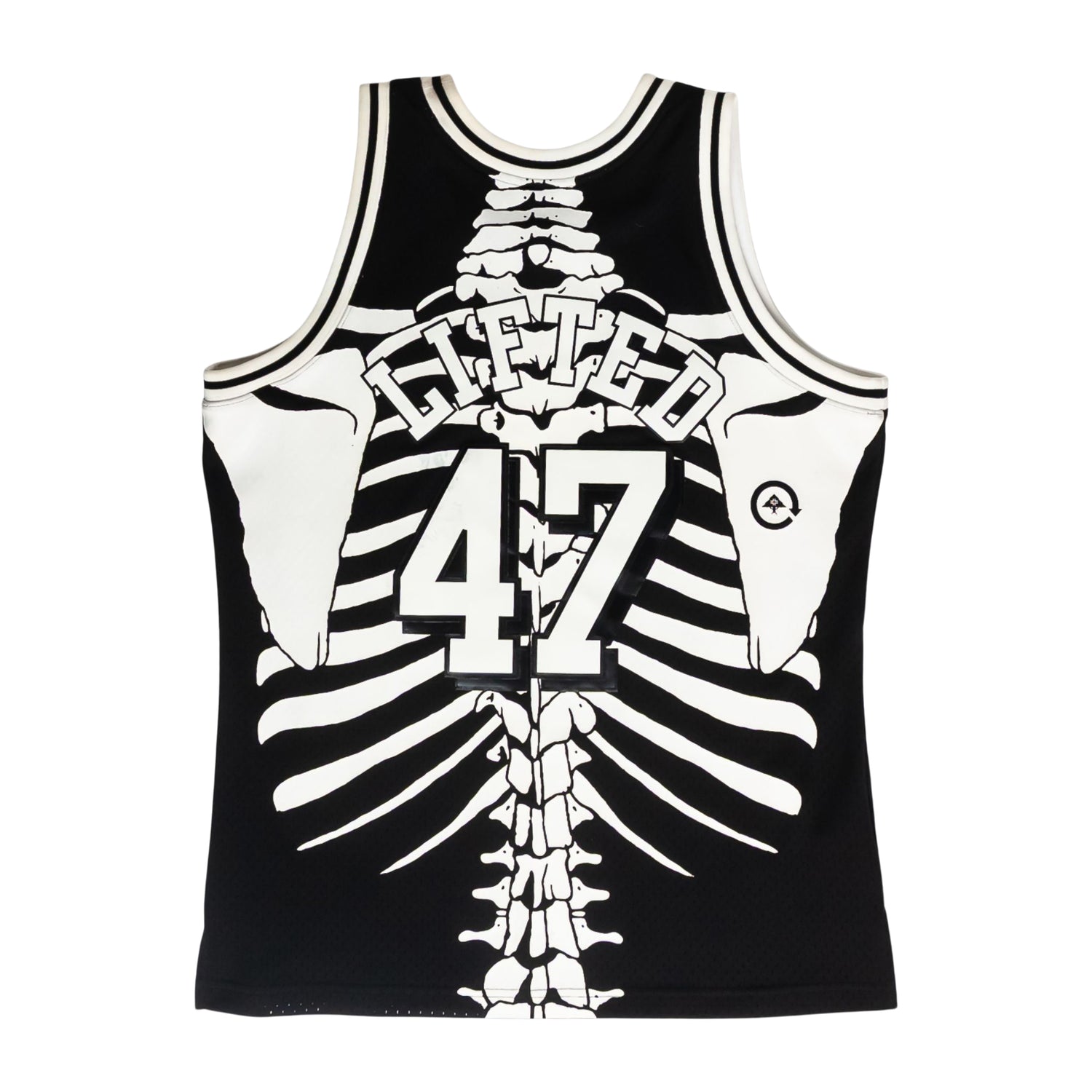 SKELETON JERSEY - BLACK