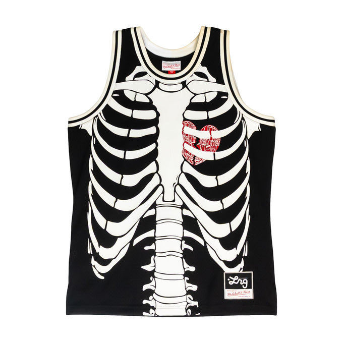 SKELETON JERSEY - BLACK