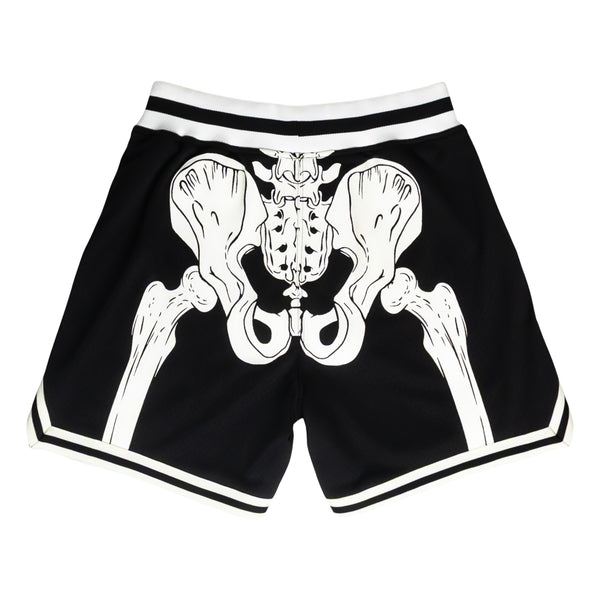 SKELETON SHORTS - BLACK