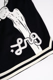 SKELETON SHORTS - BLACK