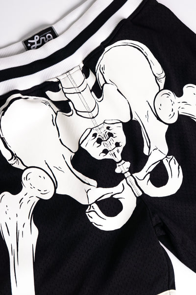 SKELETON SHORTS - BLACK