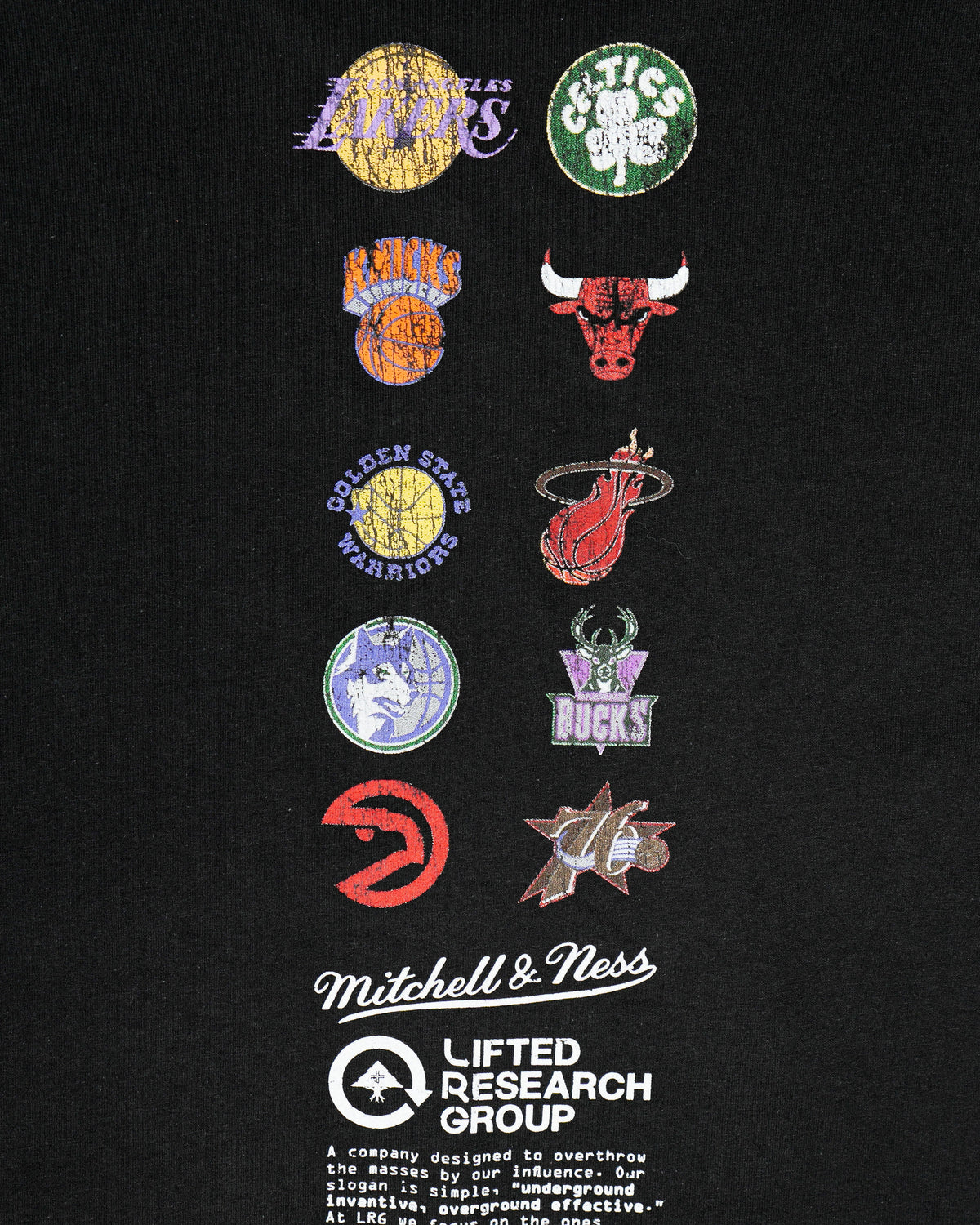 COLLAGE TOUR TEE - BLACK