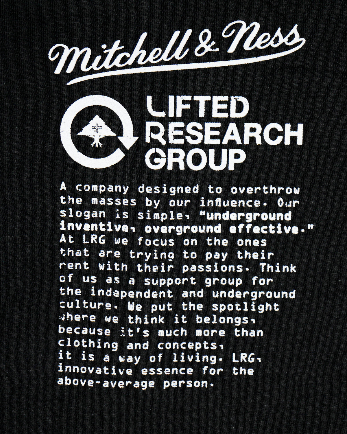 COLLAGE TOUR TEE - BLACK