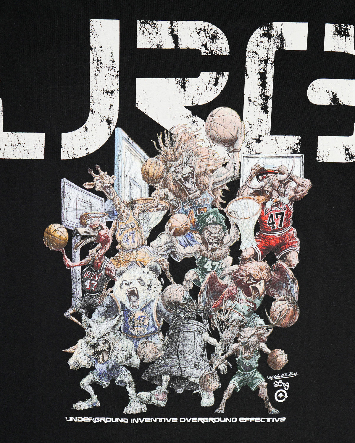 COLLAGE TOUR TEE - BLACK