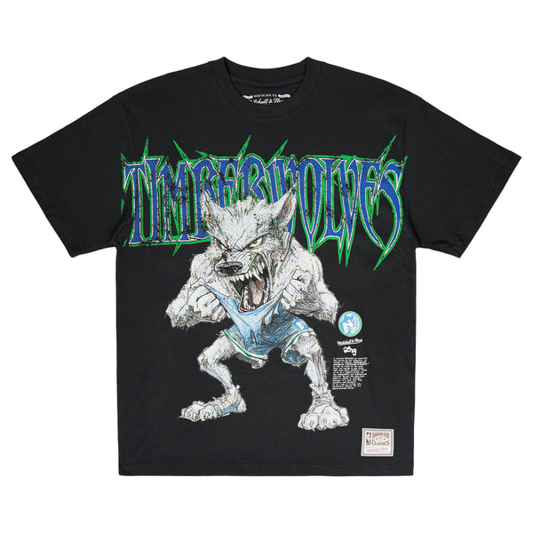 TIMBERWOLVES TEE - BLACK
