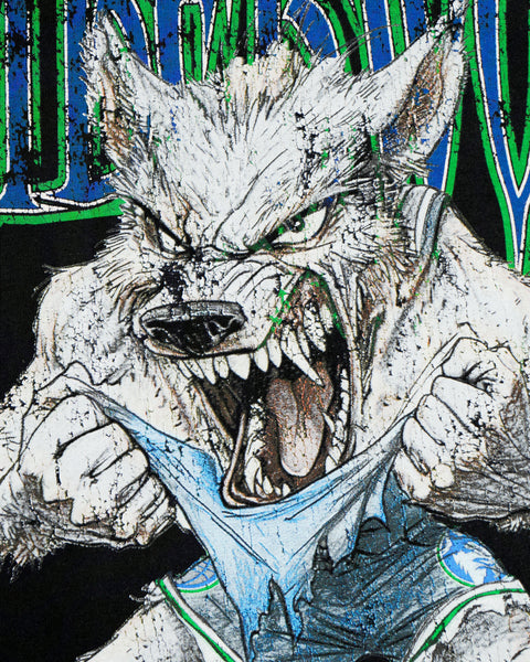 TIMBERWOLVES TEE - BLACK