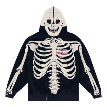 MITCHELL & NESS  DEAD SERIOUS WOOL JACKET - Black