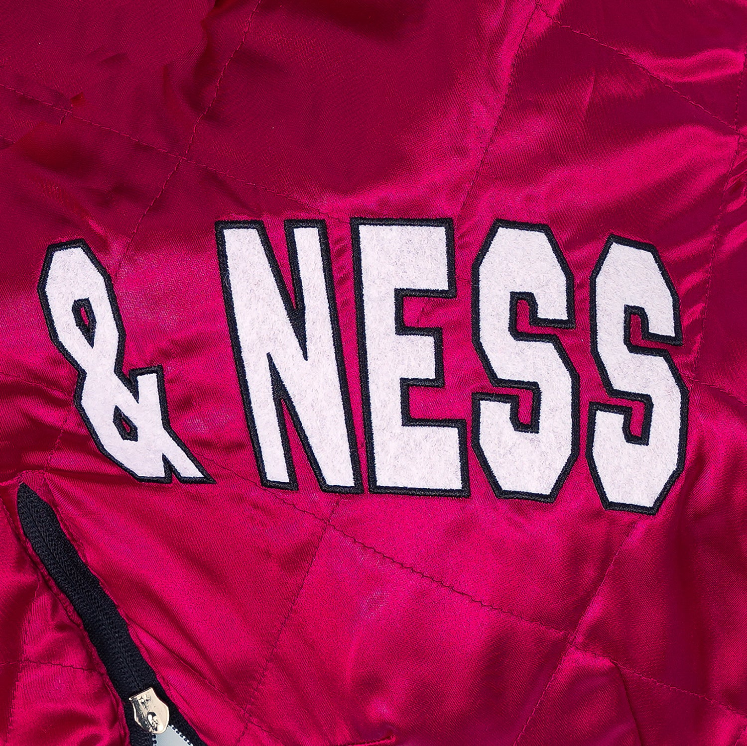 MITCHELL & NESS  DEAD SERIOUS WOOL JACKET - Black