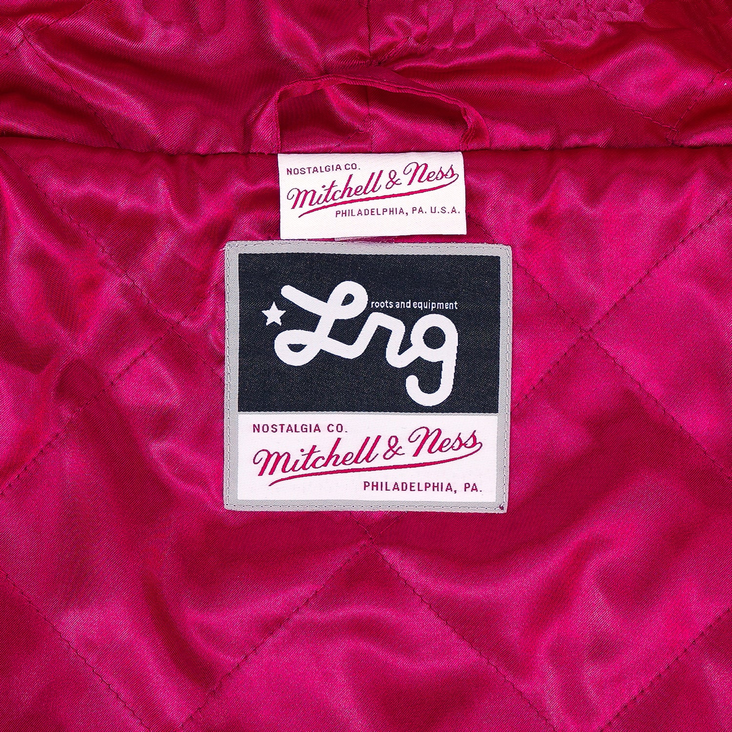 MITCHELL & NESS  DEAD SERIOUS WOOL JACKET - Black