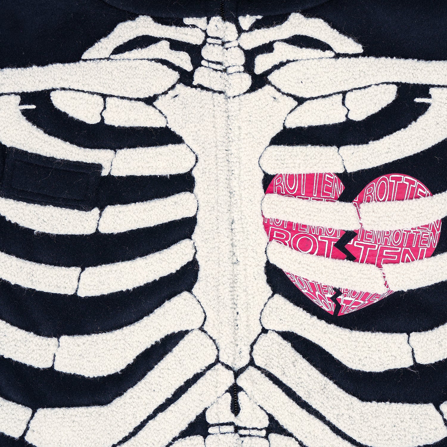 MITCHELL & NESS  DEAD SERIOUS WOOL JACKET - Black