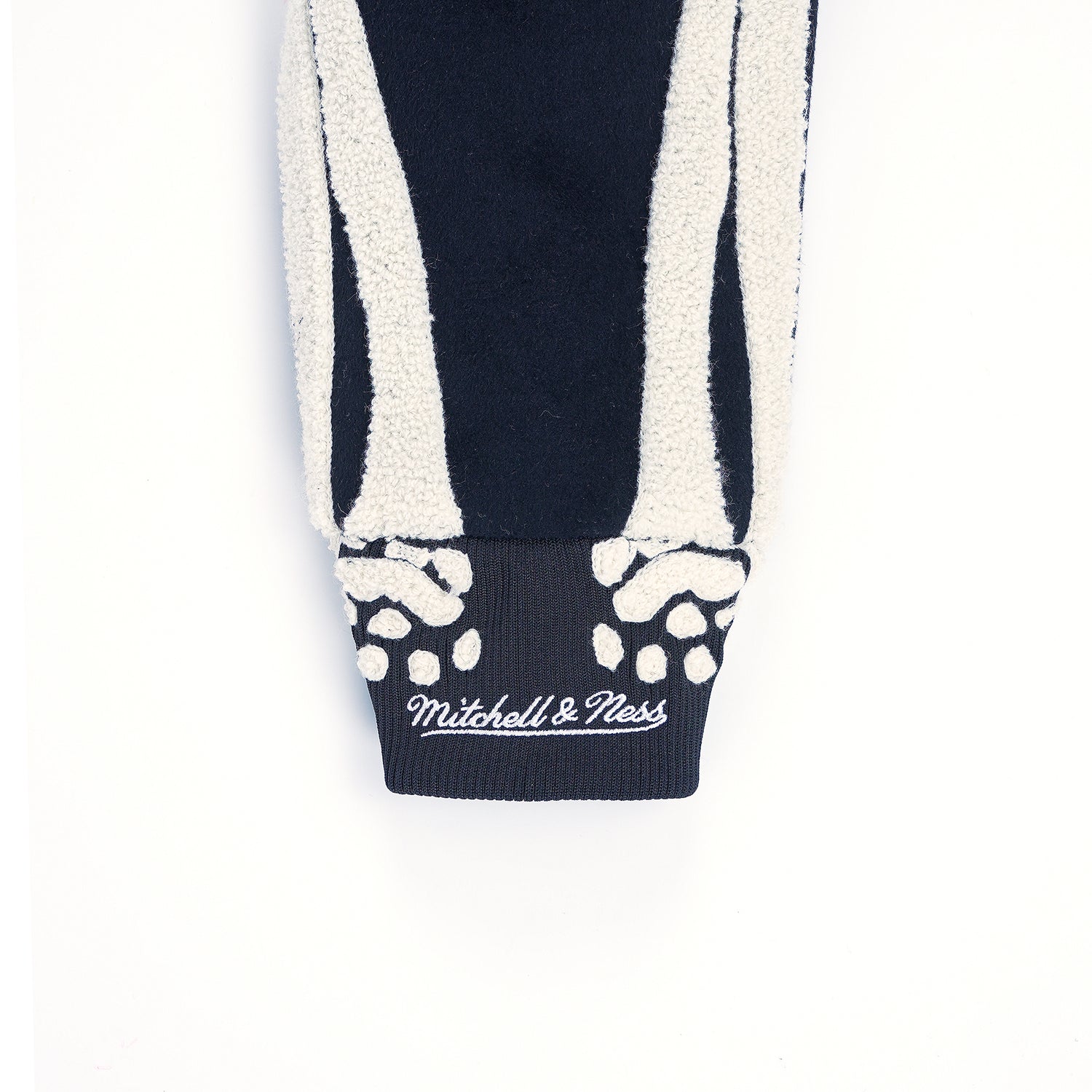 MITCHELL & NESS  DEAD SERIOUS WOOL JACKET - Black