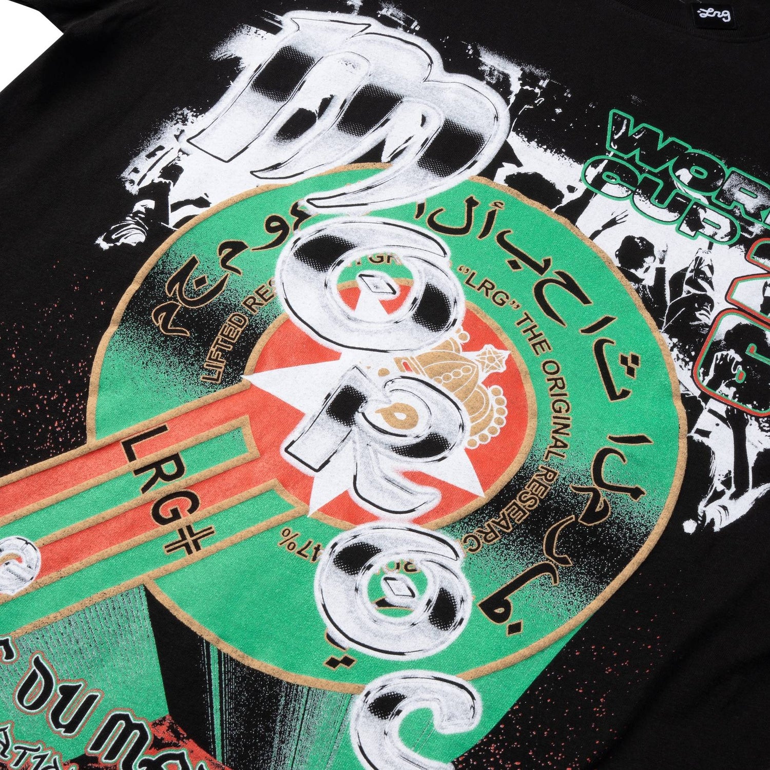 MORROCO GRAPHIC TEE - BLACK