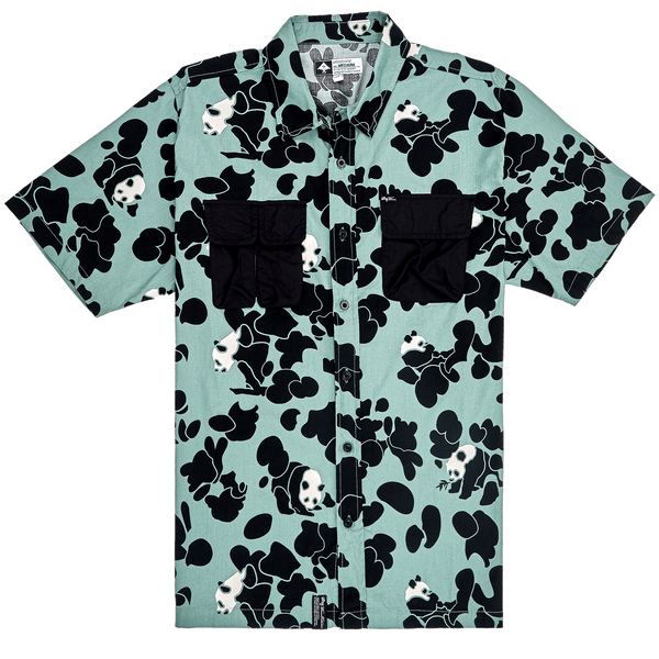 PANDA LEGACY SS WOVEN - SAGE