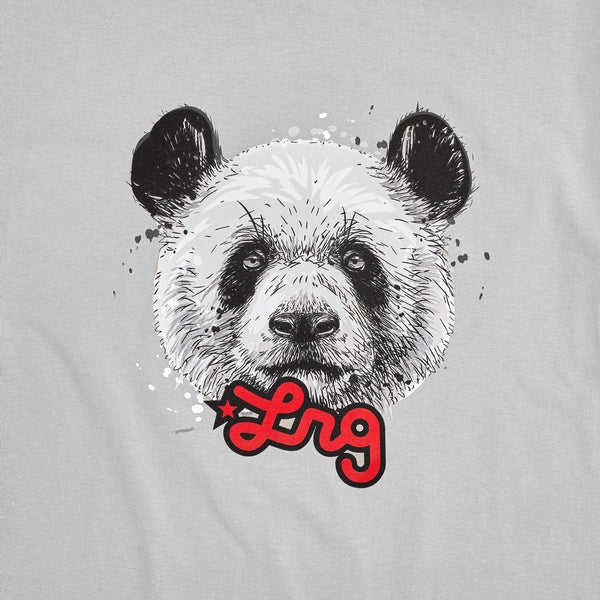 PANDA LOGIC TEE - SILVER