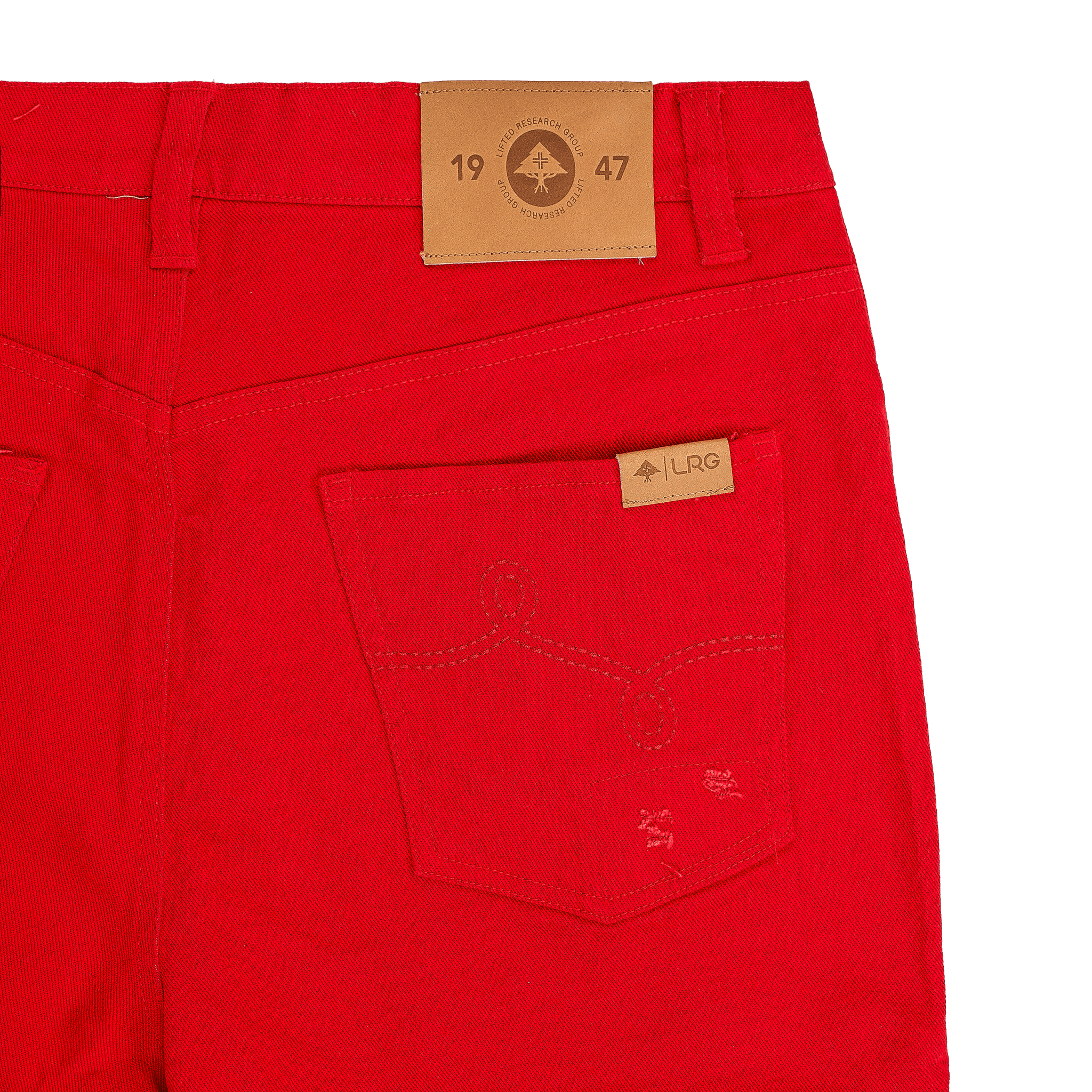 REAPER DENIM SHORT Red | LRG Clothing