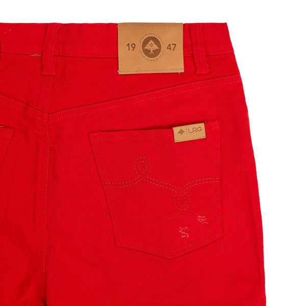 REAPER DENIM SHORTS - RED