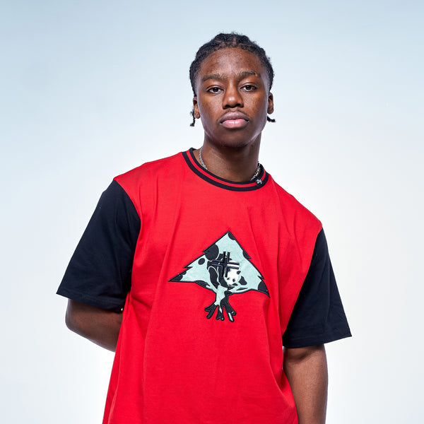 TREE PANDA LEGACY SS KNIT Red