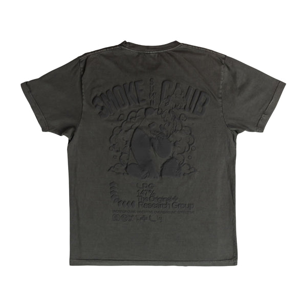 PANDA SMOKE CLUB TEE - PIGMENT BLACK