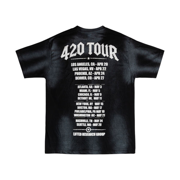 PASS TEE - SPRAY BLACK
