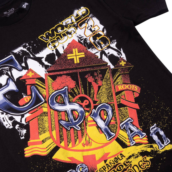 SPAIN GRAPHIC TEE - BLACK
