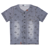 4 SEVEN DENIM BASEBALL - Black Wash