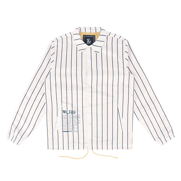 ITS ALL FUN & GAMES COACHES JACKET - Cream