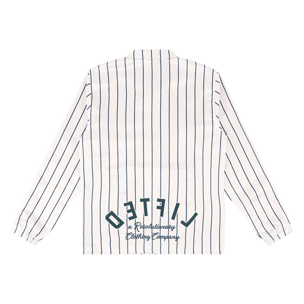 ITS ALL FUN & GAMES COACHES JACKET - Cream