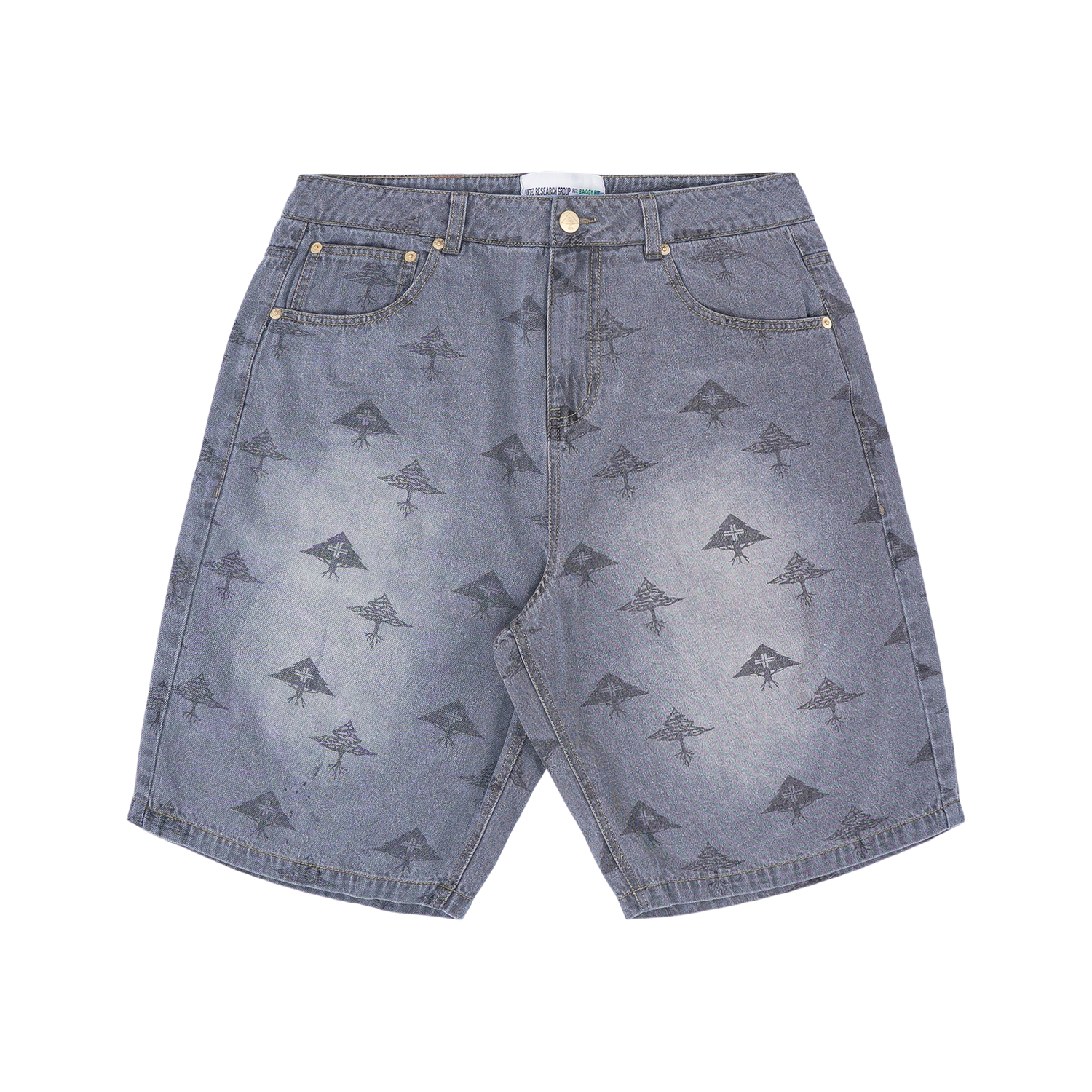 TWO TREE 4 SEVEN DENIM SHORT - Black Wash