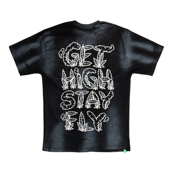 STAY FLY TEE - SPRAY BLACK