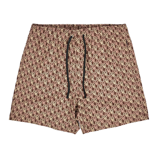 THIS MESSAGE SWIM SHORTS - BROWN