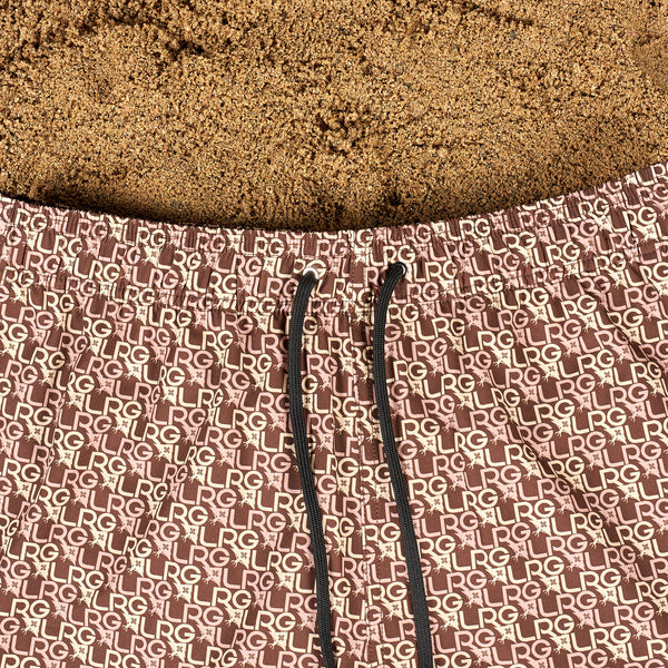 THIS MESSAGE SWIM SHORTS - BROWN