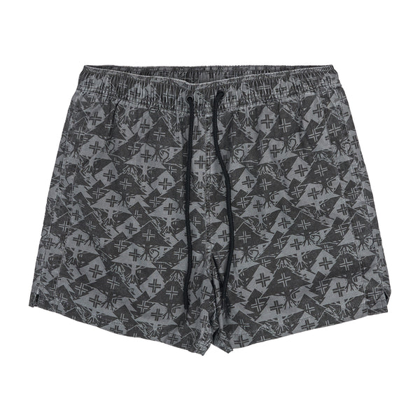 TREE DESTINY SWIM SHORTS - BLACK