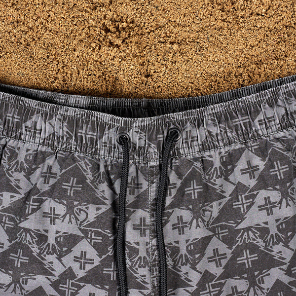 TREE DESTINY SWIM SHORTS - BLACK