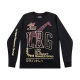 TRACK AND FEEL VARSITY L/S TEE - BLACK