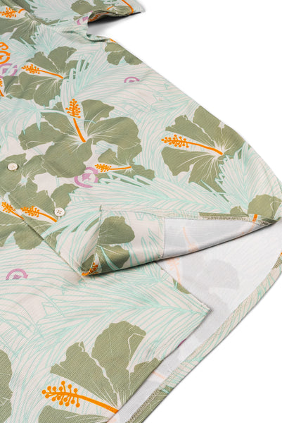 TROPIC WORLD CAMO MESH JERSEY - MINT