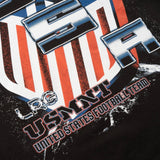 USA GRAPHIC TEE - BLACK