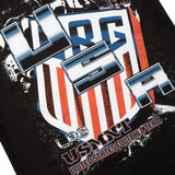USA GRAPHIC TEE - BLACK