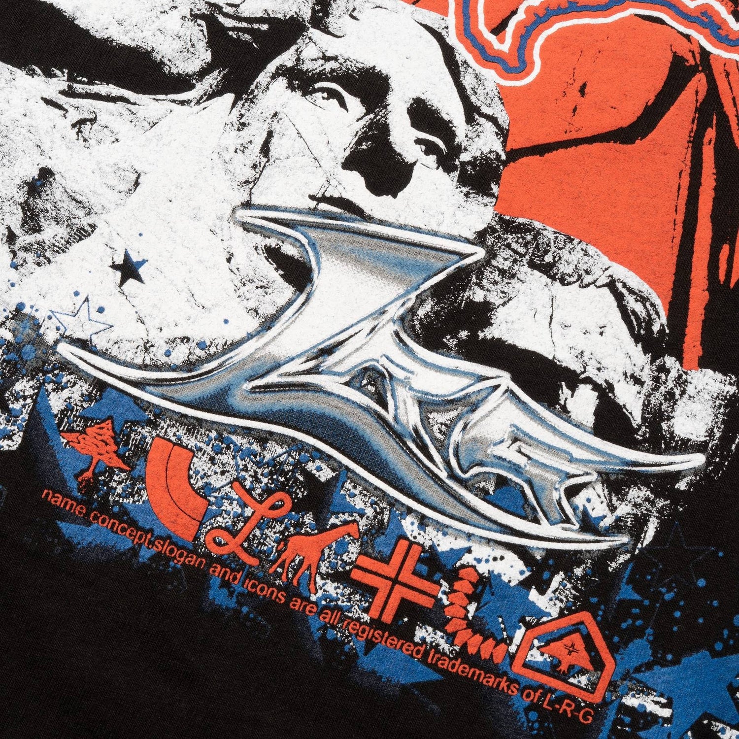 USA GRAPHIC TEE - BLACK