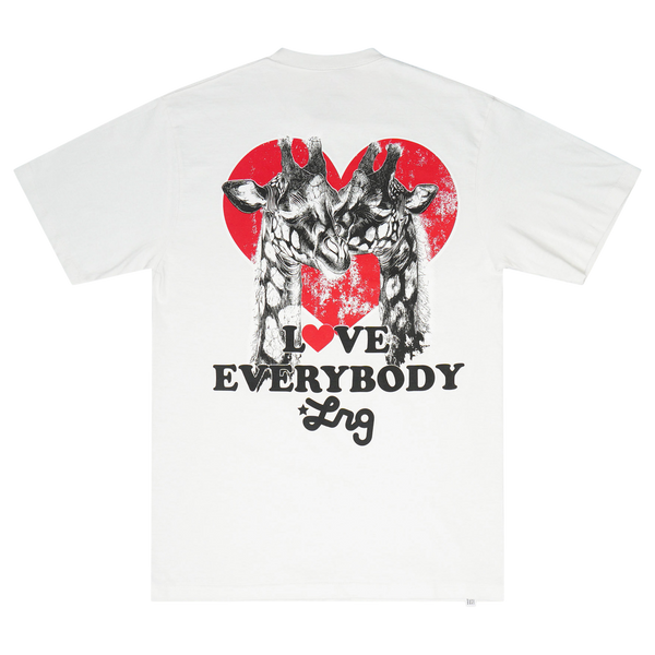 LOVE EVERYBODY TEE - WHITE