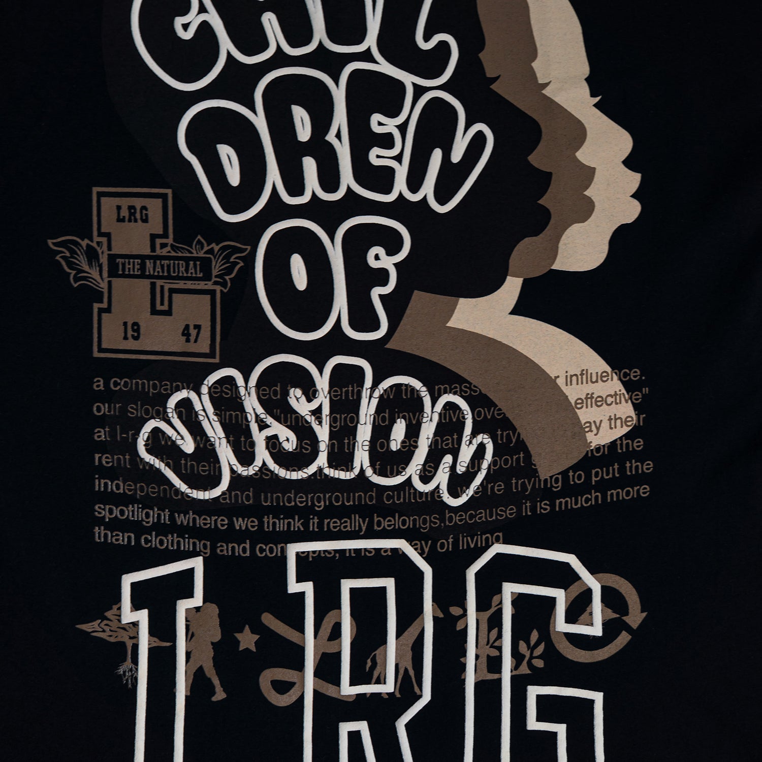 VARSITY VISIONAIRE TEE - BLACK