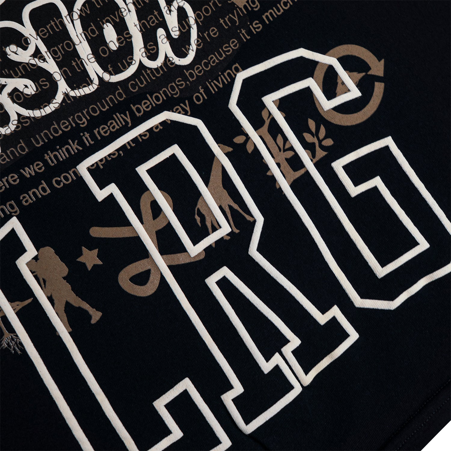VARSITY VISIONAIRE TEE - BLACK