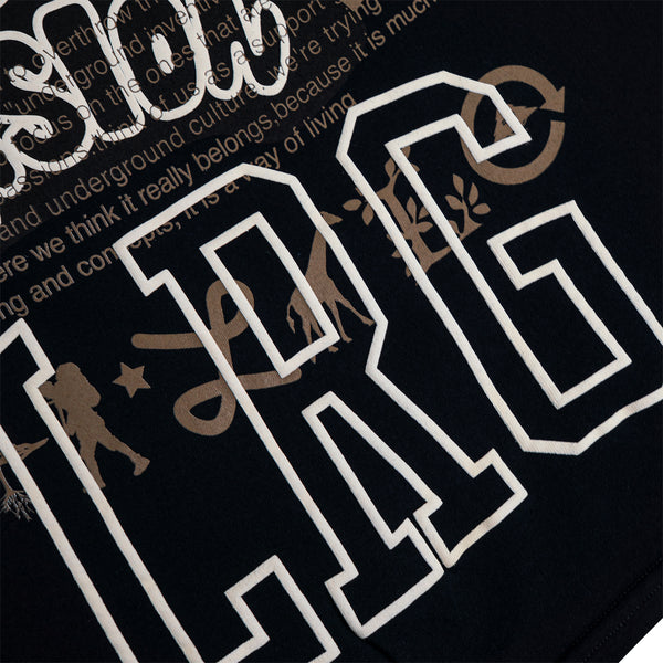 VARSITY VISIONAIRE TEE - BLACK