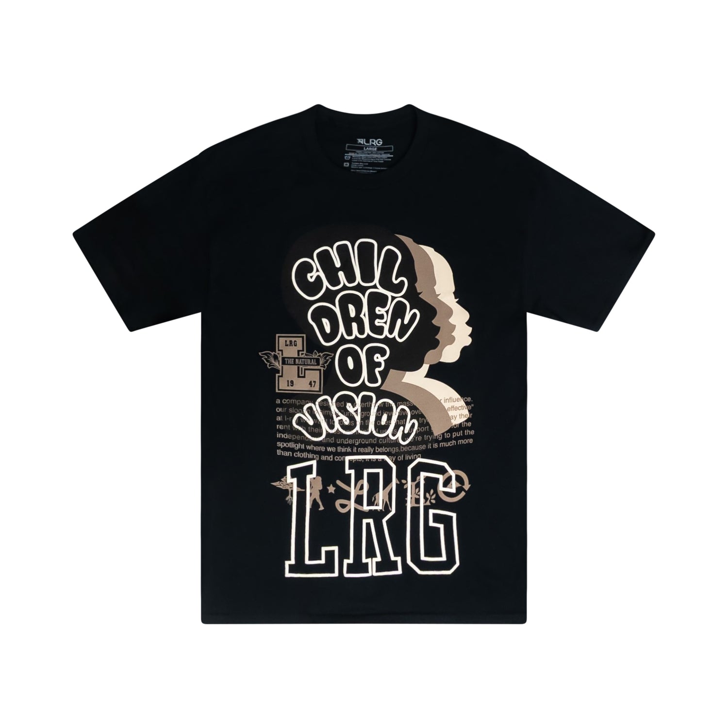 VARSITY VISIONAIRE TEE - BLACK