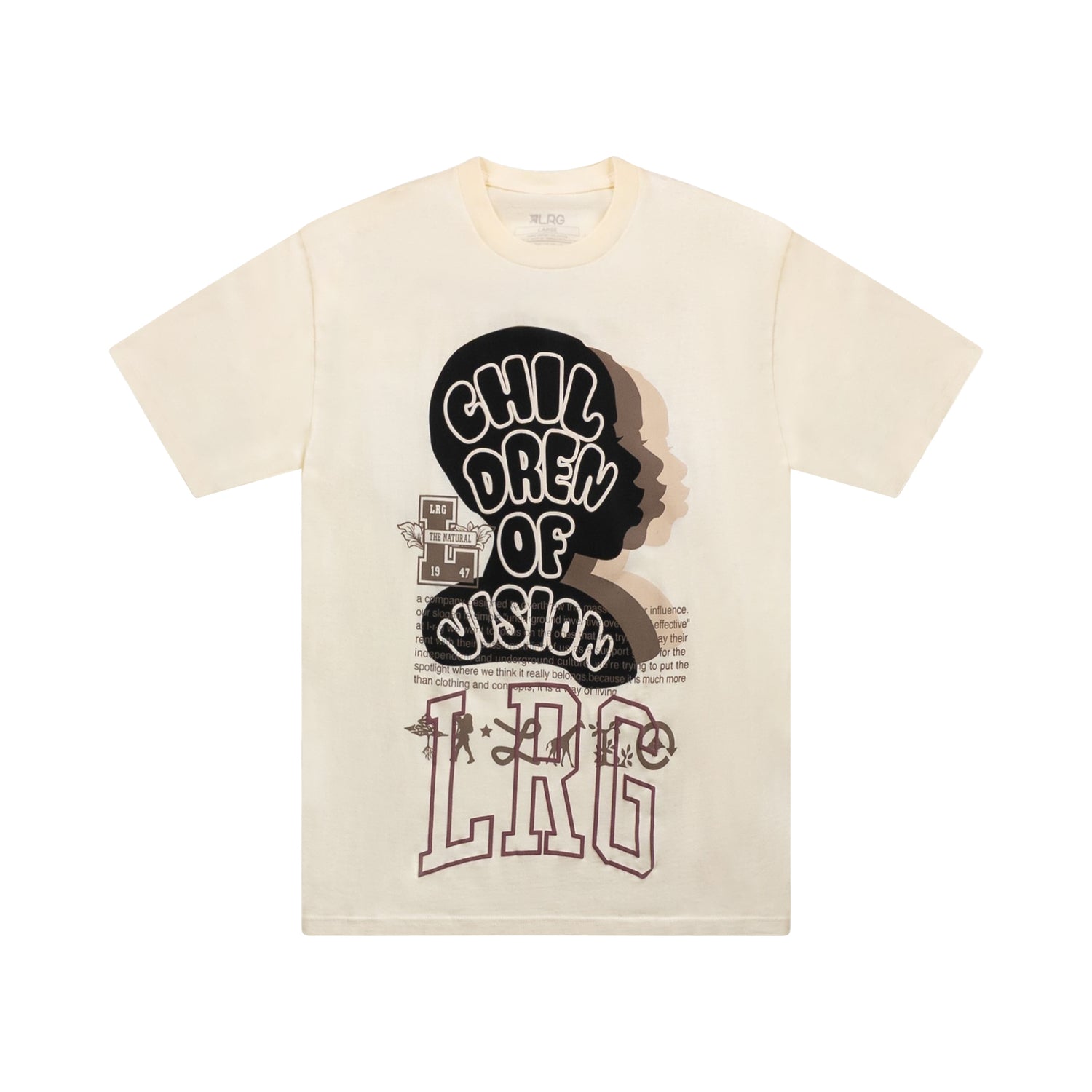VARSITY VISIONAIRE TEE - OFF WHITE